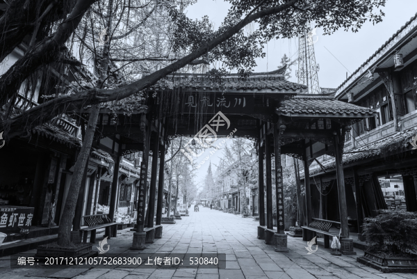 四川古鎮(zhèn)懷舊照片