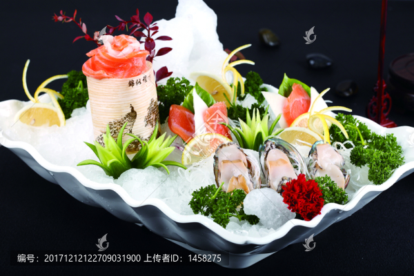 刺身拼鮑魚