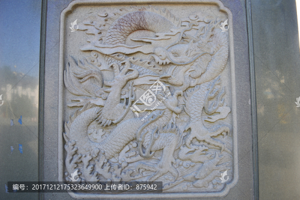 龍浮雕