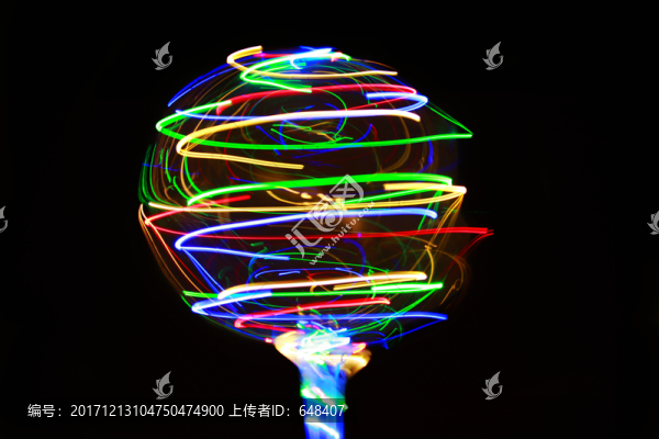 彩色光球