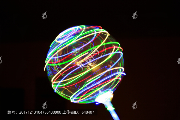 彩色光球