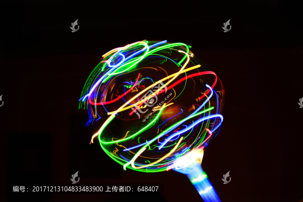彩色光球