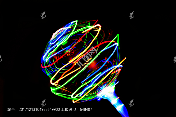彩色光球