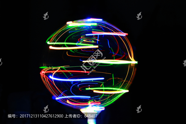 彩色光球