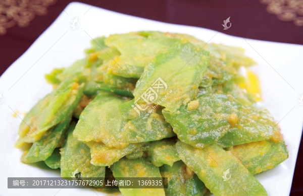 咸蛋黃炒涼瓜