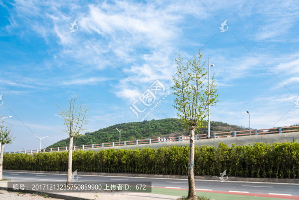 藍(lán)天和道路