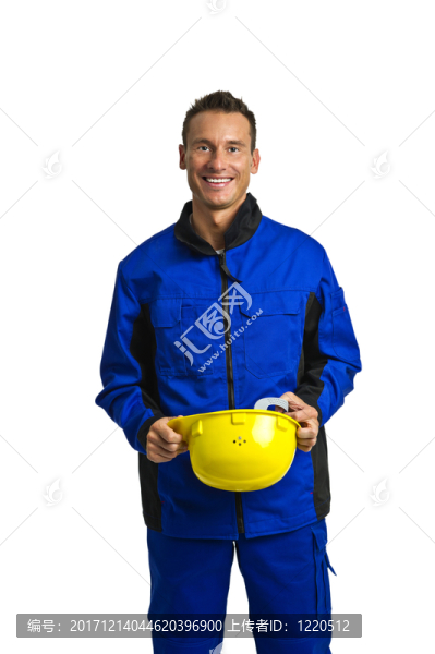 有安全帽的建筑工人