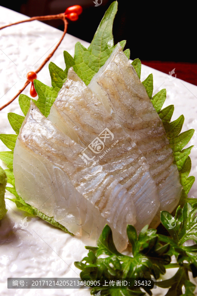 比目魚刺身