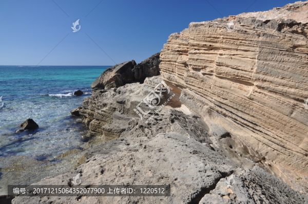 海岸在ses,covetes，馬略卡島