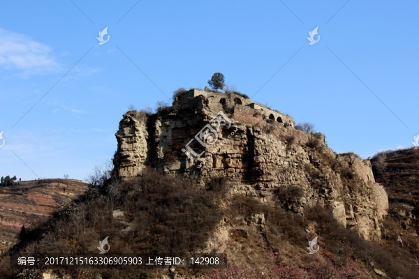 陜西韓城王峰山頂老民居