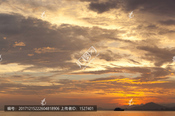 三亞灣夕陽