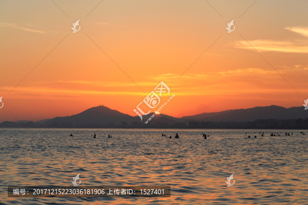 三亞灣夕陽