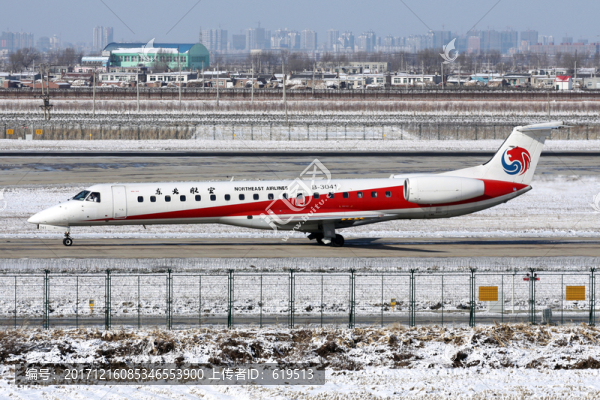 飛機,冰雪,東北航空