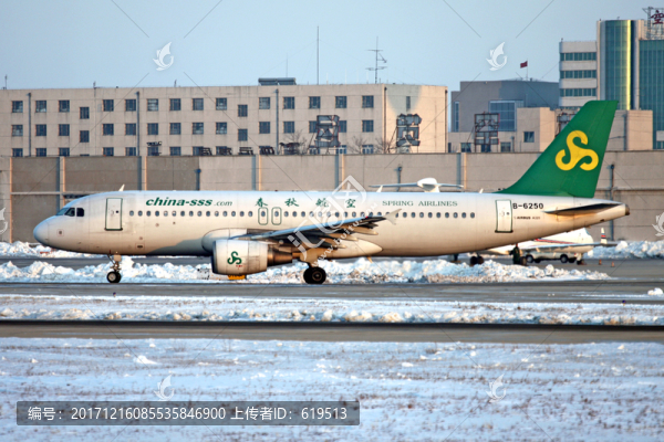 飛機,雪地,春秋航空