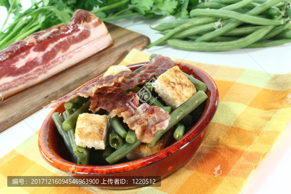 四季豆配培根