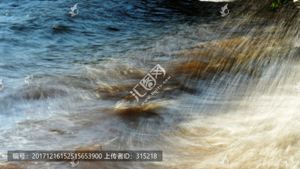 湖泊,日照海面