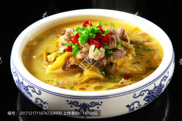酸菜牛肉