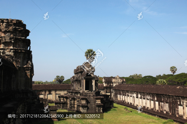 北部圖書館第一架飛機吳哥窟寺廟