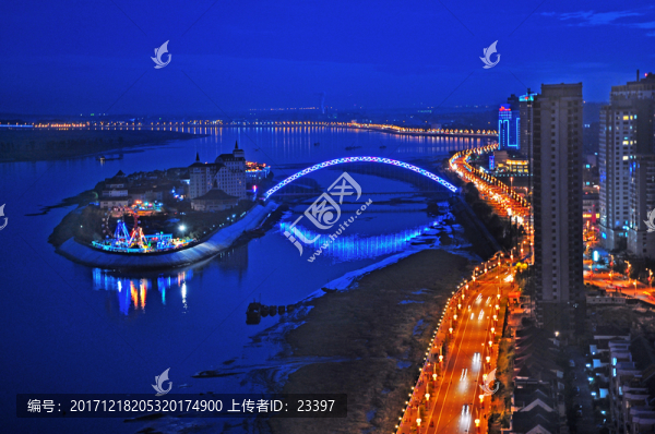 月亮島夜景