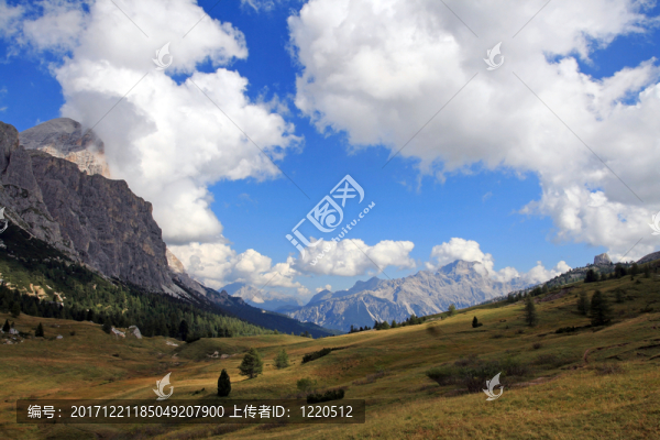 在意大利,-,,falzarego山風景