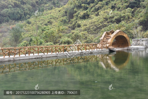 拱橋,綠水