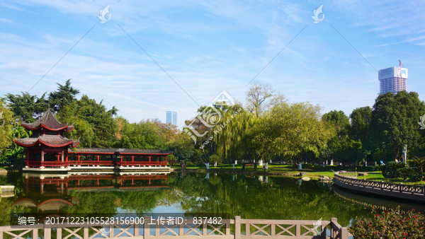 橘子洲公園枕江亭