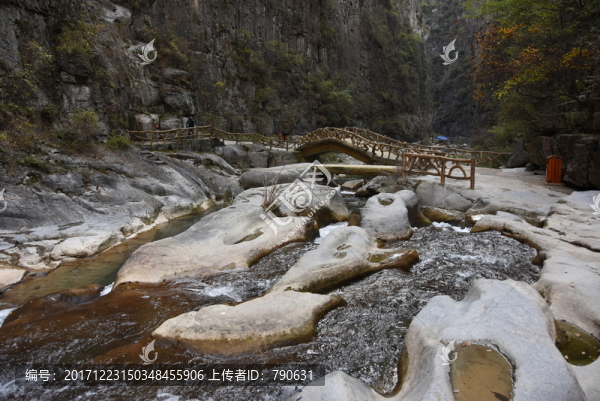 被河水沖蝕的河道