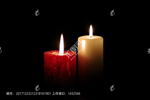蠟燭,燭光