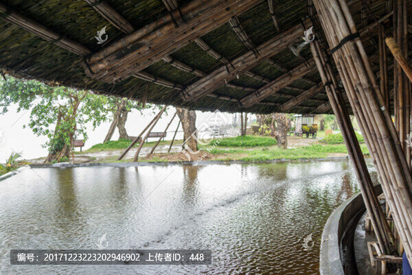竹棚,竹屋,雨搭,越南芽莊