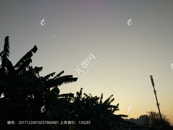 南方冬至的傍晚