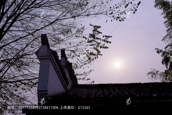 夕照馬頭墻