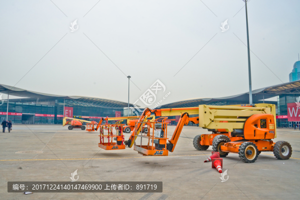 曲臂升降車,國際博覽中心