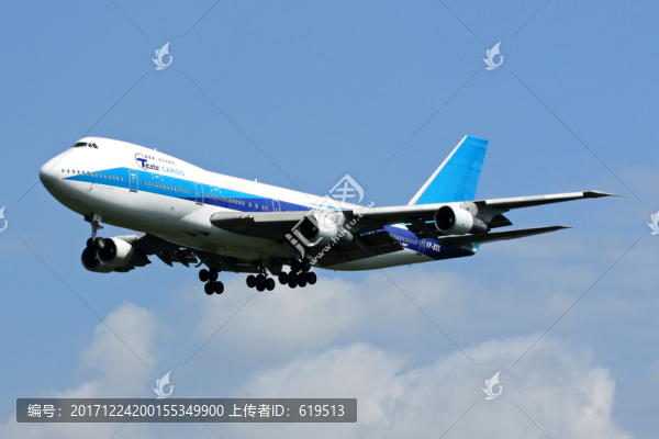 飛機降落,全貨機,波音B747