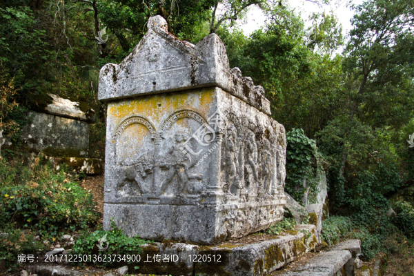 在alanya,,-,土耳其的山堡壘termessos