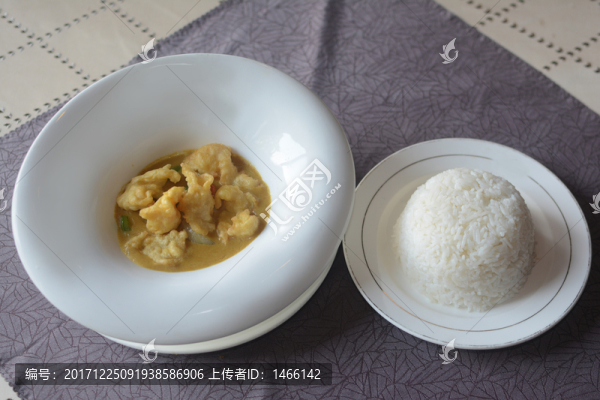 咖喱石斑飯