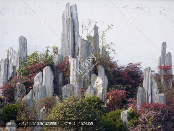 石頭假山