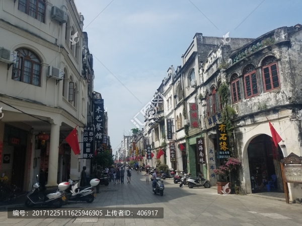 廣西,北海老街,騎樓