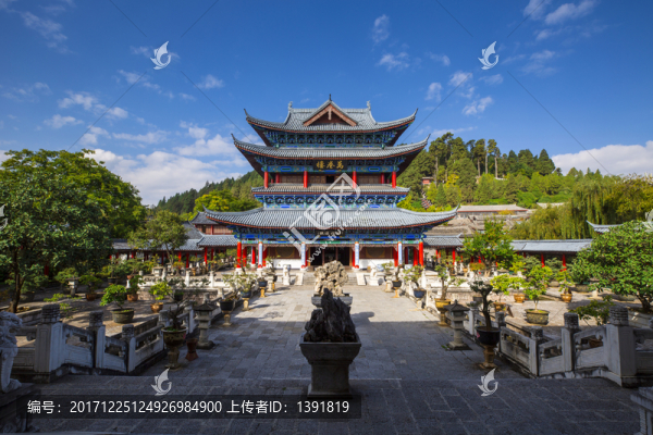 麗江古城木府萬卷樓