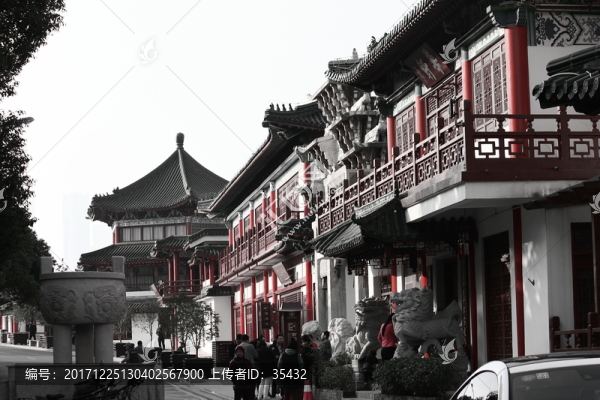 仿古建筑,中式街景