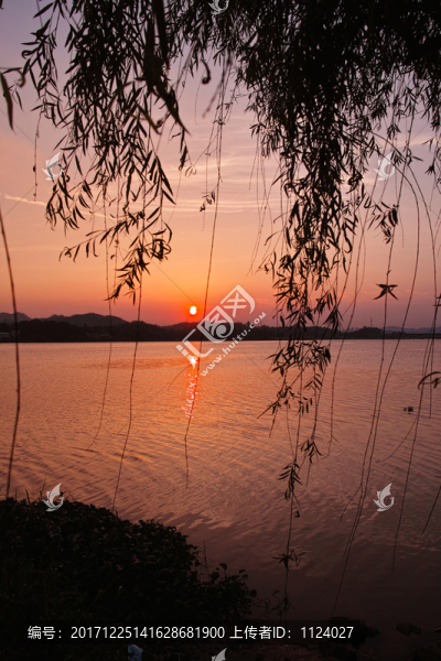 惠州東江黃昏夕陽