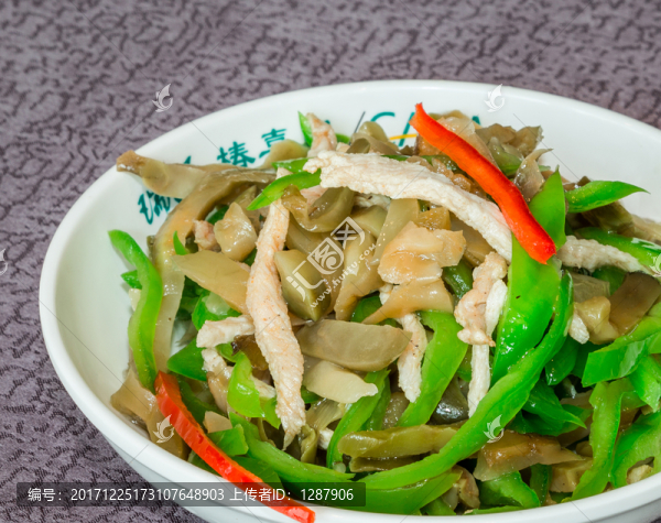 青椒榨菜炒肉絲