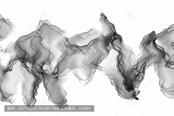 水墨線條抽象裝飾畫