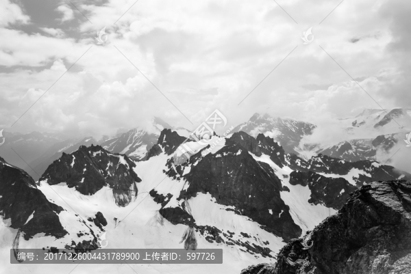 群山風景