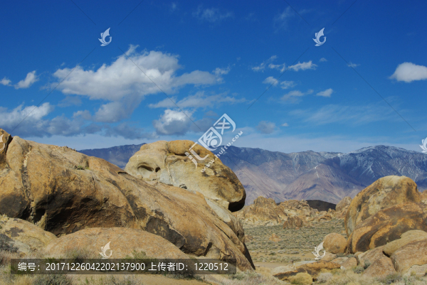 巖層和多雪的山脈，阿拉巴馬州丘陵，加利福尼亞州