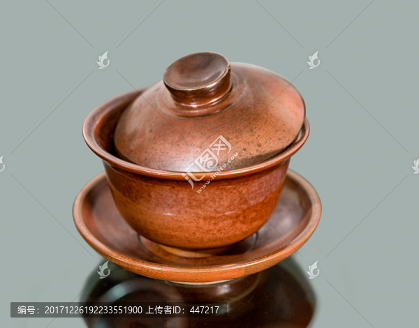 紅陶蓋碗茶杯