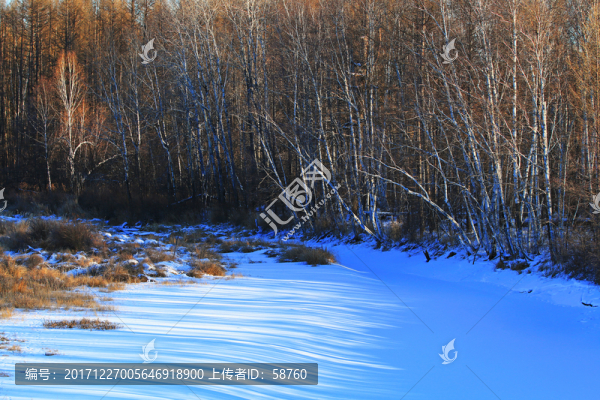 林海雪原光影