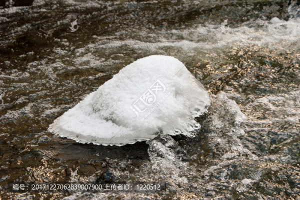 冰在水中