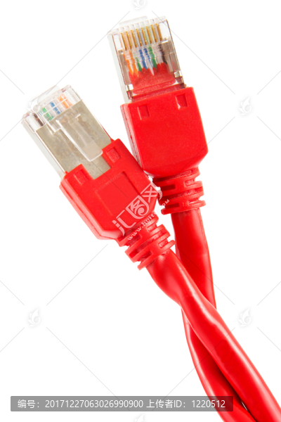 紅色網(wǎng)絡(luò)電纜