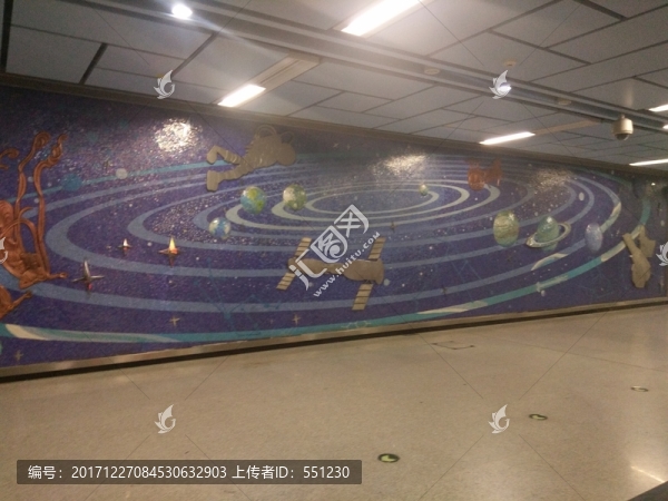 西安地鐵站場景