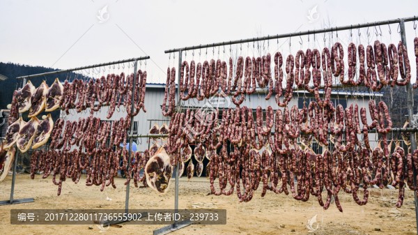 農(nóng)家曬香腸